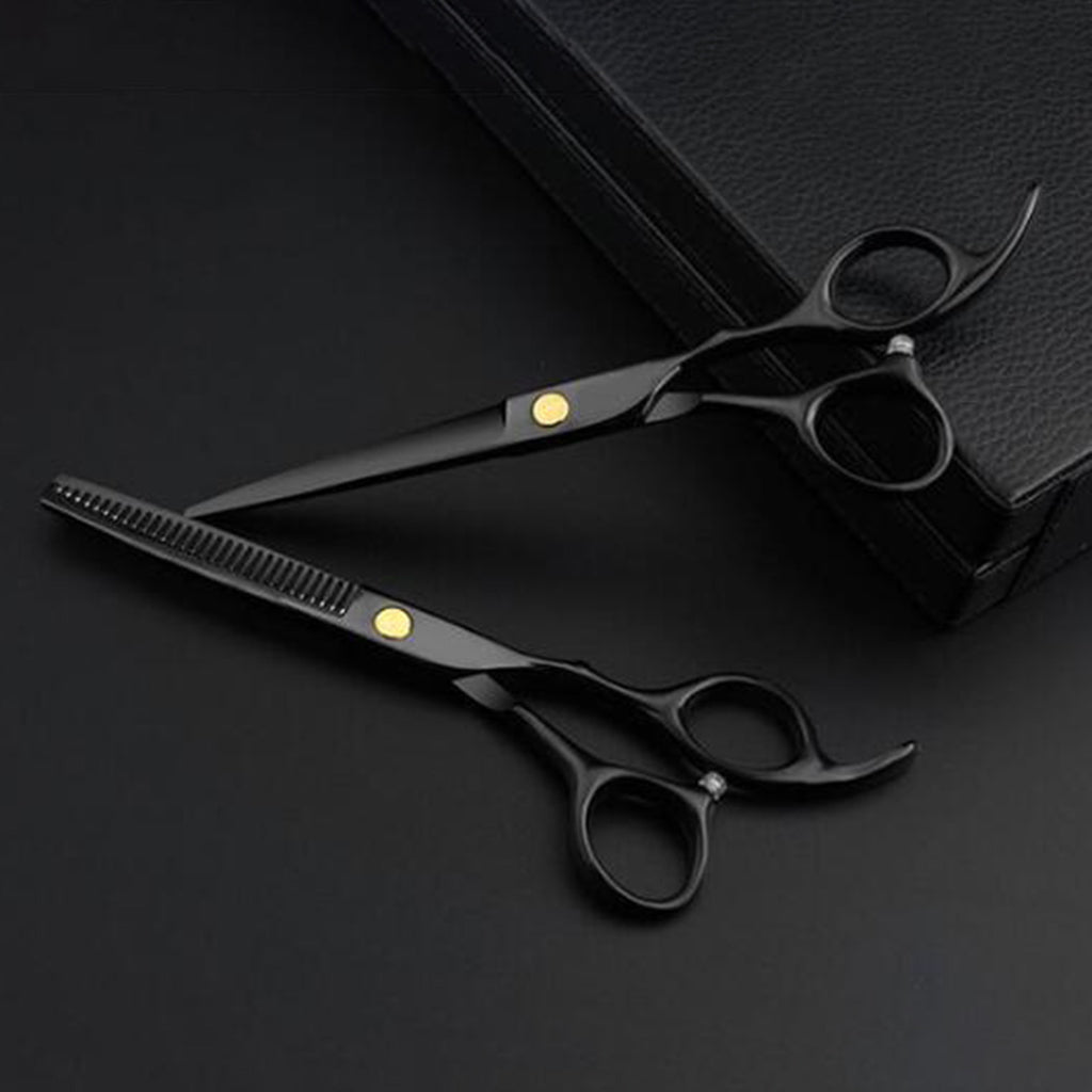 8Pc Professional Salon Hair Cutting Scissors Thinner Barber Shears Razor Set