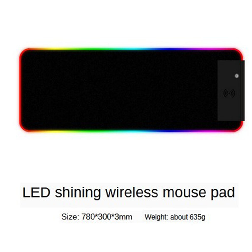 Wireless Charging Mouse Pad Extra Large RGB Gaming Mouse Mat 30.7" x 11.8''