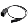 IEC 320 C14 to C7 AC Power Extension Cord Cable for Computer PDU UPS DMX