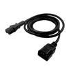 10A IEC 320 C14 to C15 AC Power Extension Cord IEC320 for Computer PDU UPS