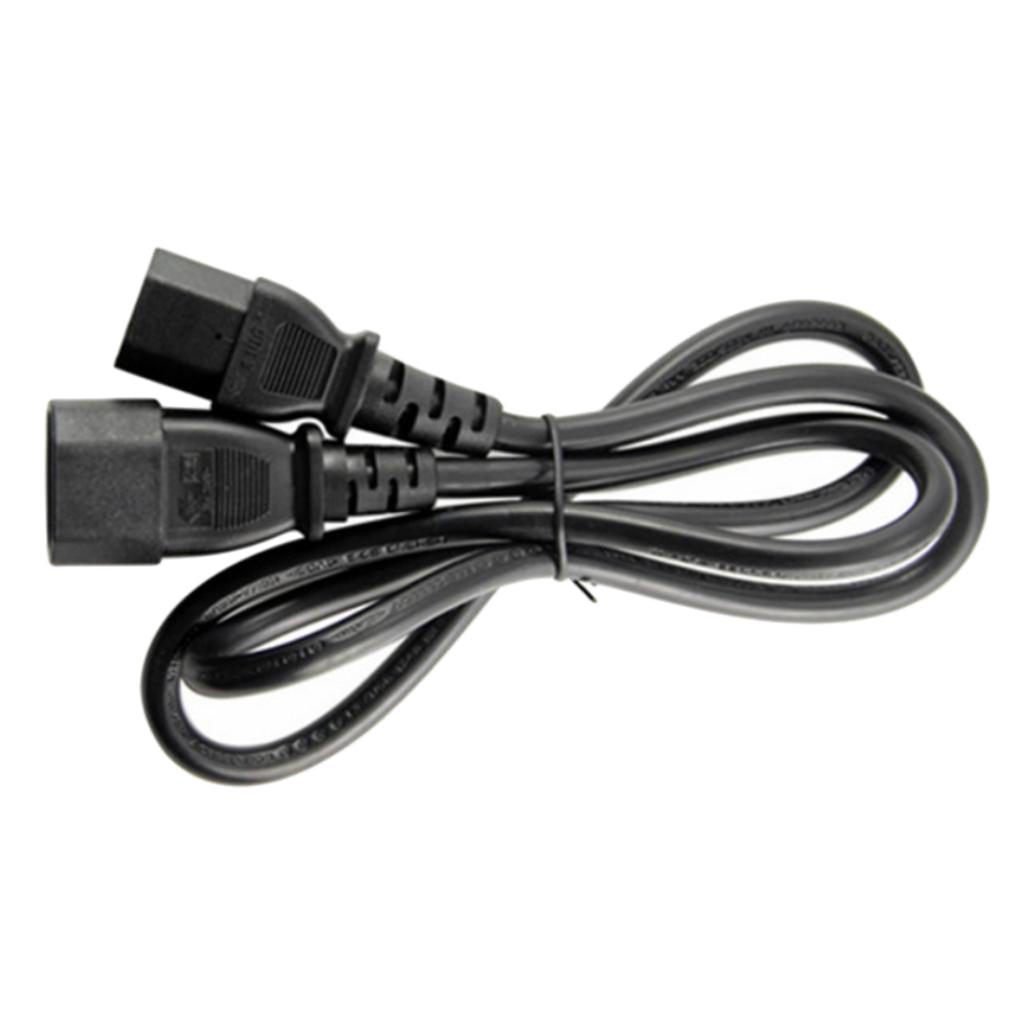 IEC C13 to C14 Power Extension Cable Power Cord For UPS Desktop PC Computer