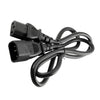 IEC C13 to C14 Power Extension Cable Power Cord For UPS Desktop PC Computer