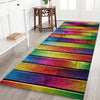 Rustic Runner Rug Wood Floor Mat Modern Home Strip Rugs 40x120cm