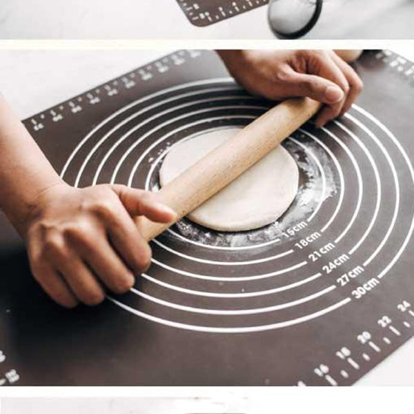 Silicone Baking Mat Pizza Dough Maker Sheet Kitchen Bakeware Kneading Tools