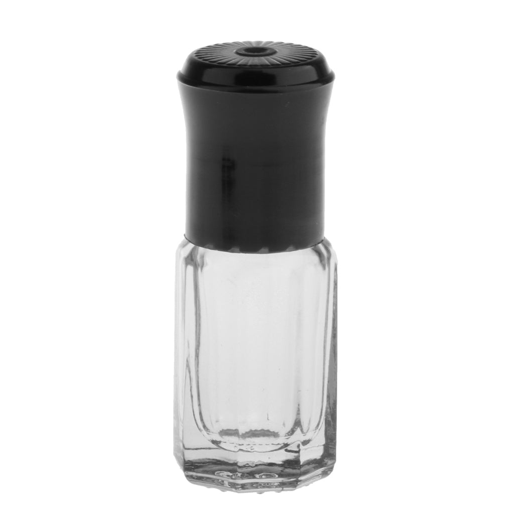 10Pieces 3ml Refillable Glass Bottles For Perfume Essential Oil Gray