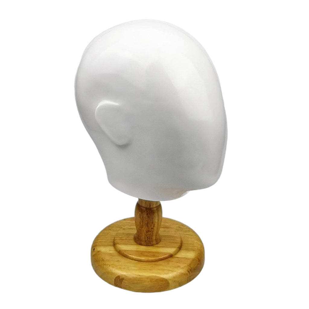 Male Resin Mannequin Head Hat Cap Wig Display Stand Manikin Model 22.6''