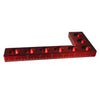 90 Degree Precision Woodworking Positioning Mini Square 100mm Imperial_Red