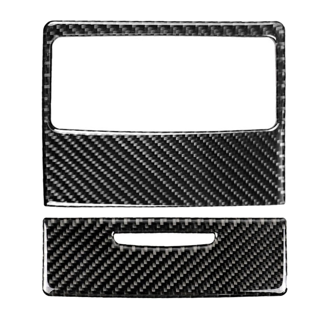 Carbon Fiber Car Interior Air Condition Vent Cover Trim For BMW E90 E92 E93