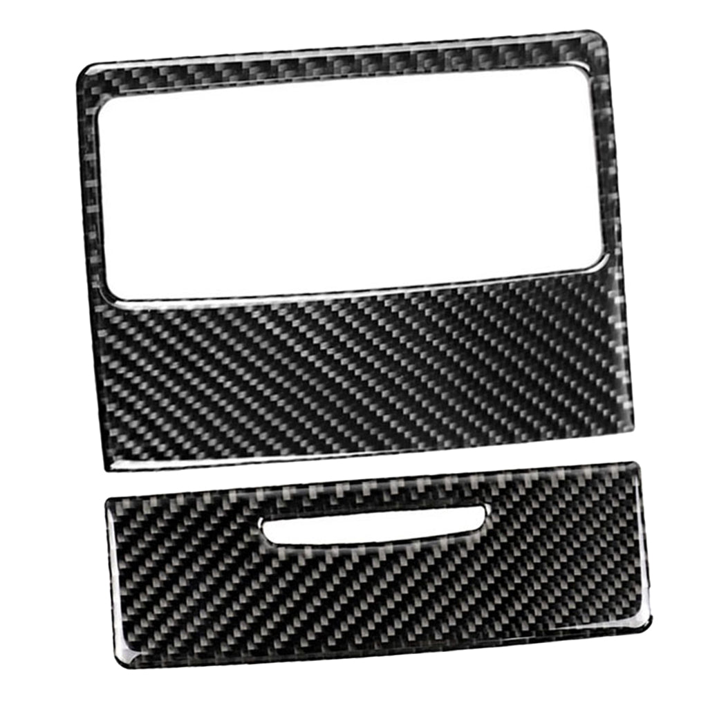 Carbon Fiber Car Interior Air Condition Vent Cover Trim For BMW E90 E92 E93