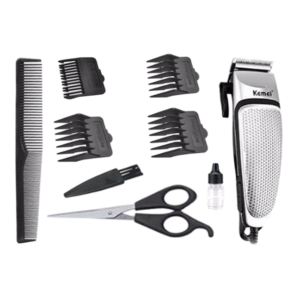 Mens Electric Hair Cutting Clipper Trimmer Shaver Rechargeable Grooming Kit