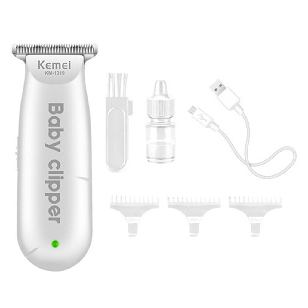 Soundless Baby Hair Clipper Trimmer Men Electric Shaving Razors Rechargeable