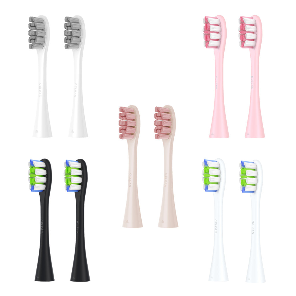 Universal Replacement Brush Heads for Oclean Toothbrushes White