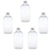 5pcs 500ml empty clear plastic bottles for lotion cream shampoo cosmetic