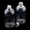 5pcs 500ml empty clear plastic bottles for lotion cream shampoo cosmetic