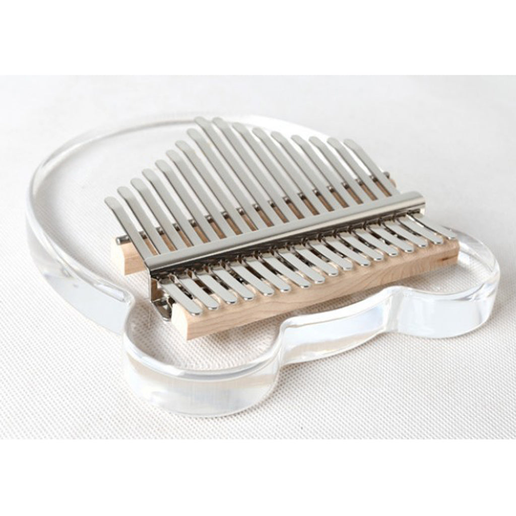 17 Keys Kalimba Board Clear Acrylic transparent thumb piano with case