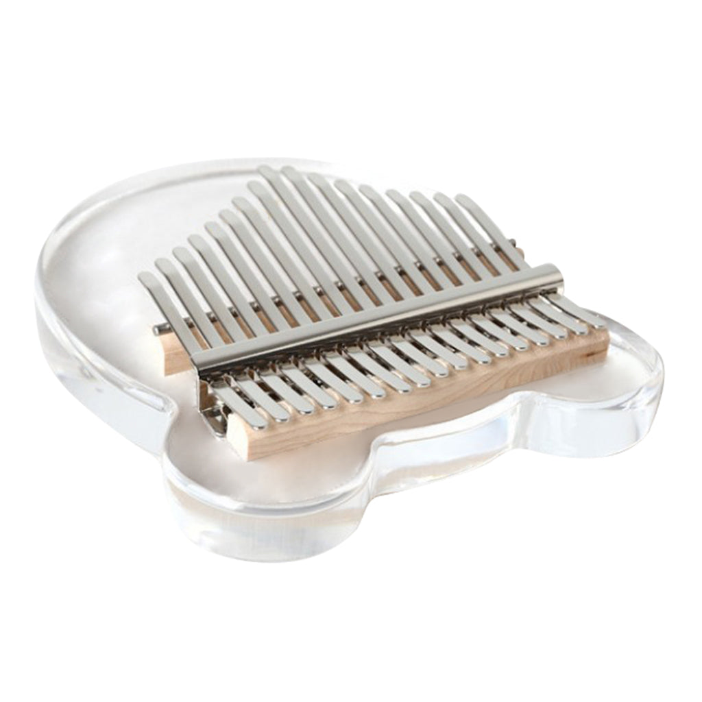 17 Keys Kalimba Board Clear Acrylic transparent thumb piano with case