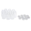 10pcs Empty Refillable Cosmetic Container Liquid Plastic Bottle Vial 100ml