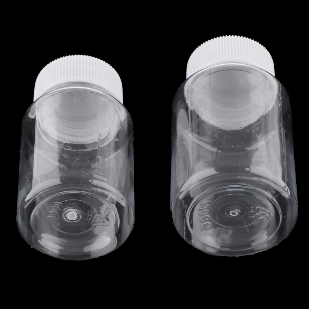 10pcs Empty Refillable Cosmetic Container Liquid Plastic Bottle Vial 100ml