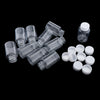 10pcs Empty Refillable Cosmetic Container Liquid Plastic Bottle Vial 100ml