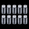 10pcs Empty Refillable Cosmetic Container Liquid Plastic Bottle Vial 100ml