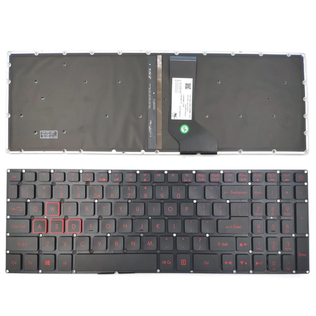 New Laptop Full Keyboard English Repair Part for Acer Nitro 5 AN515-51 N17c1