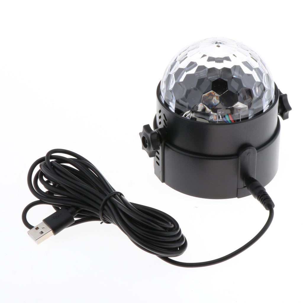 USB LED RGB Disco Stage Light Party Club DJ KTV Christmas Magic Ball Lamp