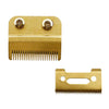 Anti-rust Stainless Steel Electric Hair Clipper Replacement Blade 2x Golden