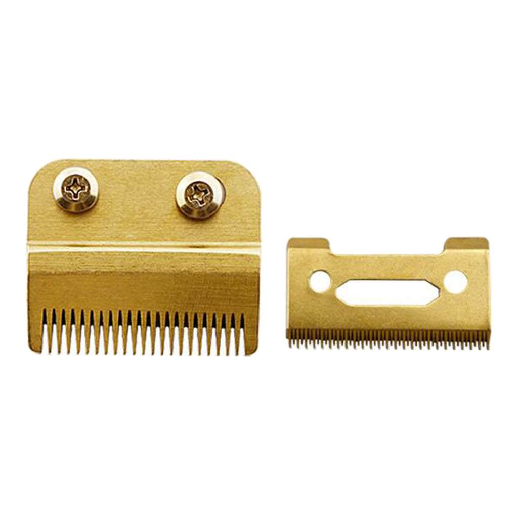 Anti-rust Stainless Steel Electric Hair Clipper Replacement Blade 2x Golden