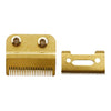 Anti-rust Stainless Steel Electric Hair Clipper Replacement Blade 2x Golden