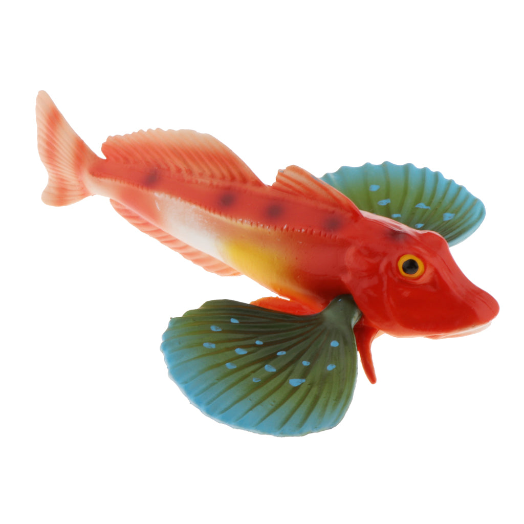 Realistic Static Ocean Animal Model Toy Kids Gift Bluefin Gurnard