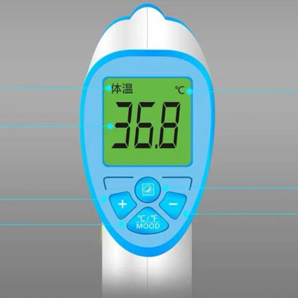 Adult Baby Non-contact Infrared Thermometer Forehead Temperature Measuring