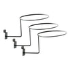 3pcs Metal Helmet Holder Wall Mount Hat Ball Wig Rack Hanger Hook Stand 02