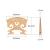 Classical Violin Bridge 4/4 Size 42mm Maple Wooden Violin Parts Accessories