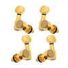 Nickel-Plated Ukulele 2L2R Closed Tuning Pegs Tuners Machine Heads Set of 4