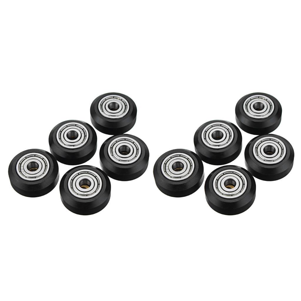 10pcs POM Material Big Pulley Wheel with Bearings for V-slot 3D Printer Part