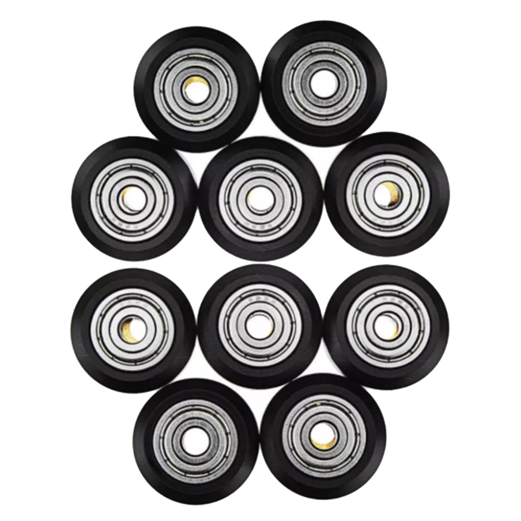 10pcs POM Material Big Pulley Wheel with Bearings for V-slot 3D Printer Part