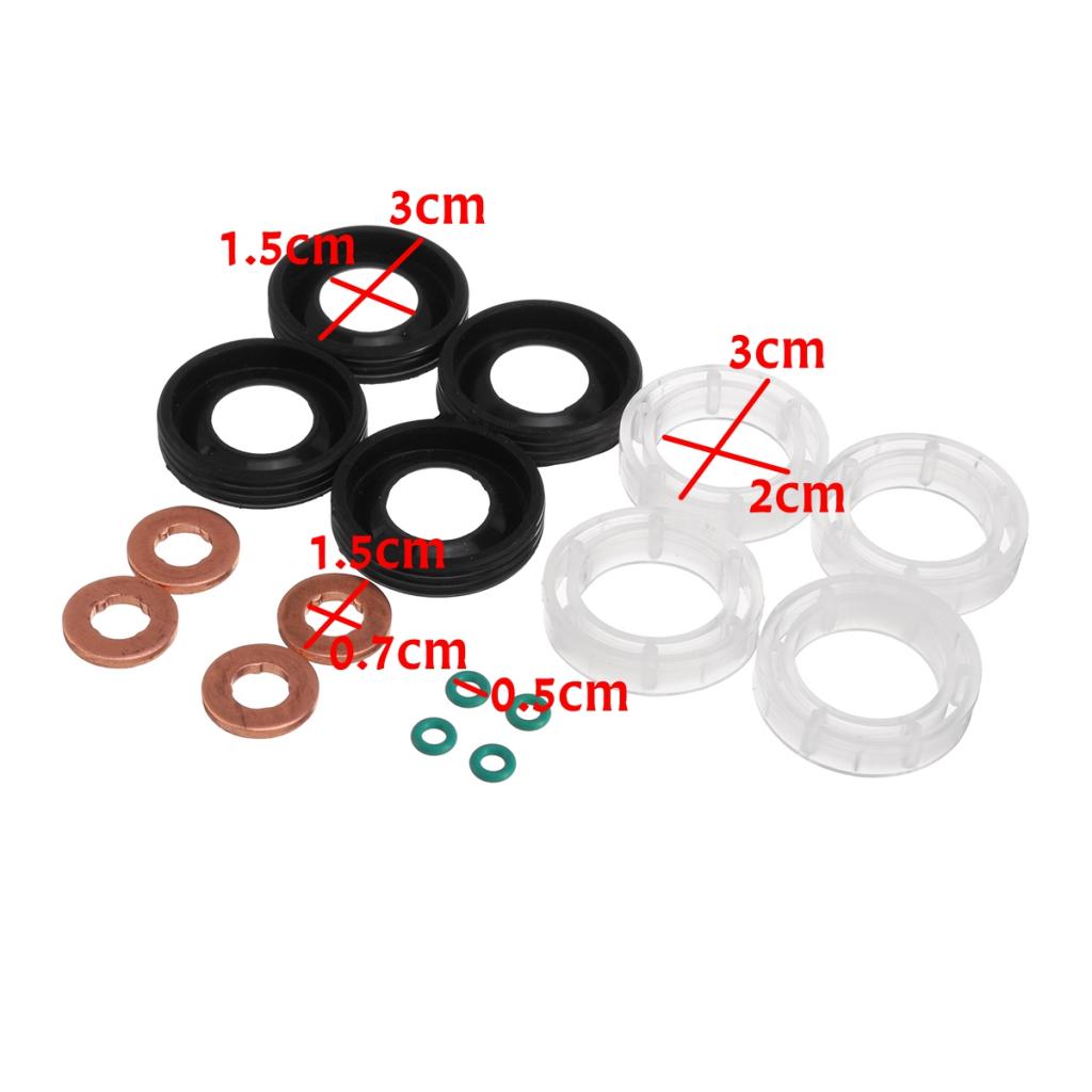 #1432205 Rubber Diesel Injector Seal Protectors Washers O-Ring For Peugeot