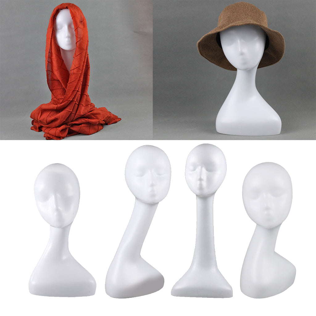 Female Mannequin Manikin Head Wig/Hat Jewelry Glasses Scarf Display Model A