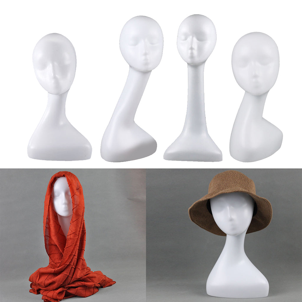 Female Mannequin Manikin Head Wig/Hat Jewelry Glasses Scarf Display Model A