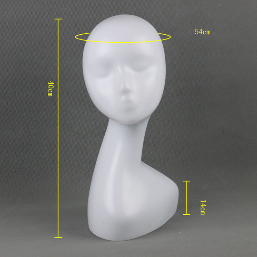 Female Mannequin Manikin Head Wig/Hat Jewelry Glasses Scarf Display Model A