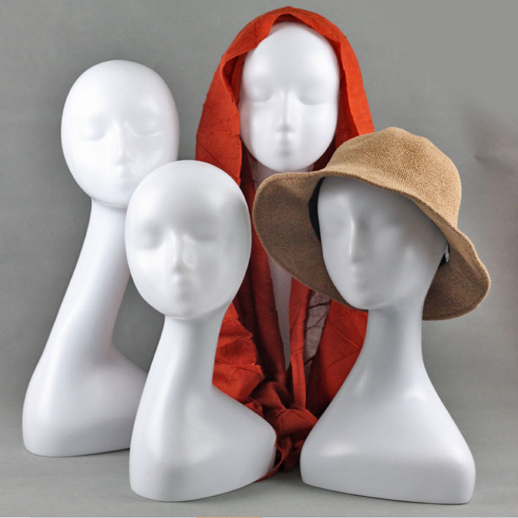 Female Mannequin Manikin Head Wig/Hat Jewelry Glasses Scarf Display Model A