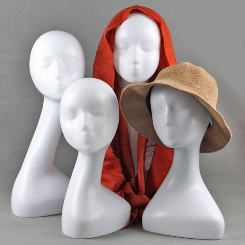 Female Mannequin Manikin Head Wig/Hat Jewelry Glasses Scarf Display Model B