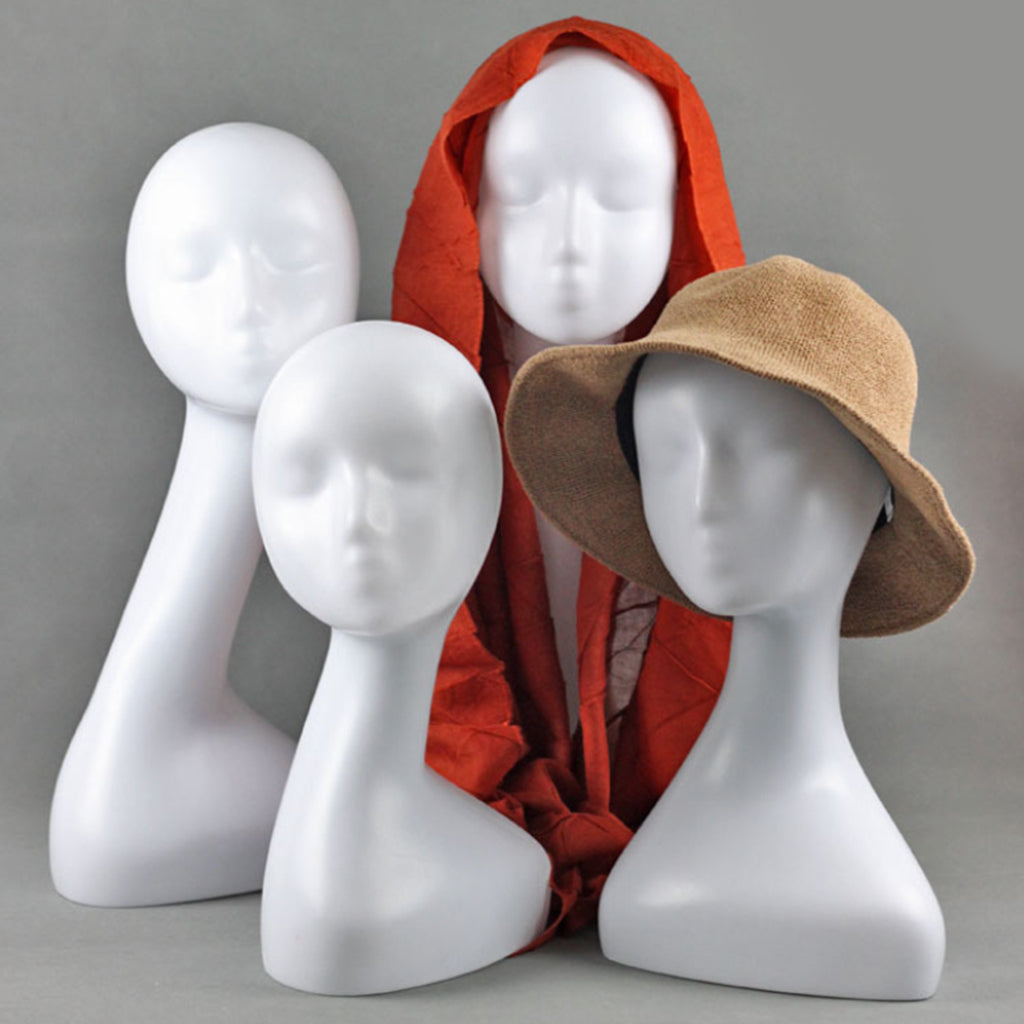 Female Mannequin Manikin Head Wig/Hat Jewelry Glasses Scarf Display Model C