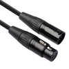 Black 5Pin XLR Male Plug to 5Pin XLR Female Audio Cable Adapter XK1075 3m