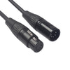 Black 5Pin XLR Male Plug to 5Pin XLR Female Audio Cable Adapter XK1075 3m