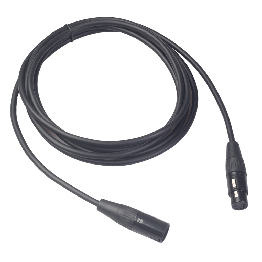 Black 5Pin XLR Male Plug to 5Pin XLR Female Audio Cable Adapter XK1075 3m