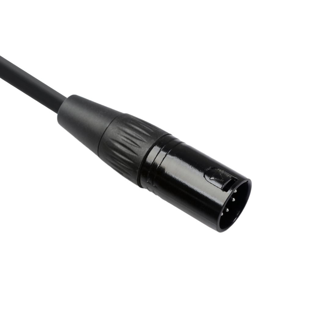 Black 5Pin XLR Male Plug to 5Pin XLR Female Audio Cable Adapter XK1075 3m