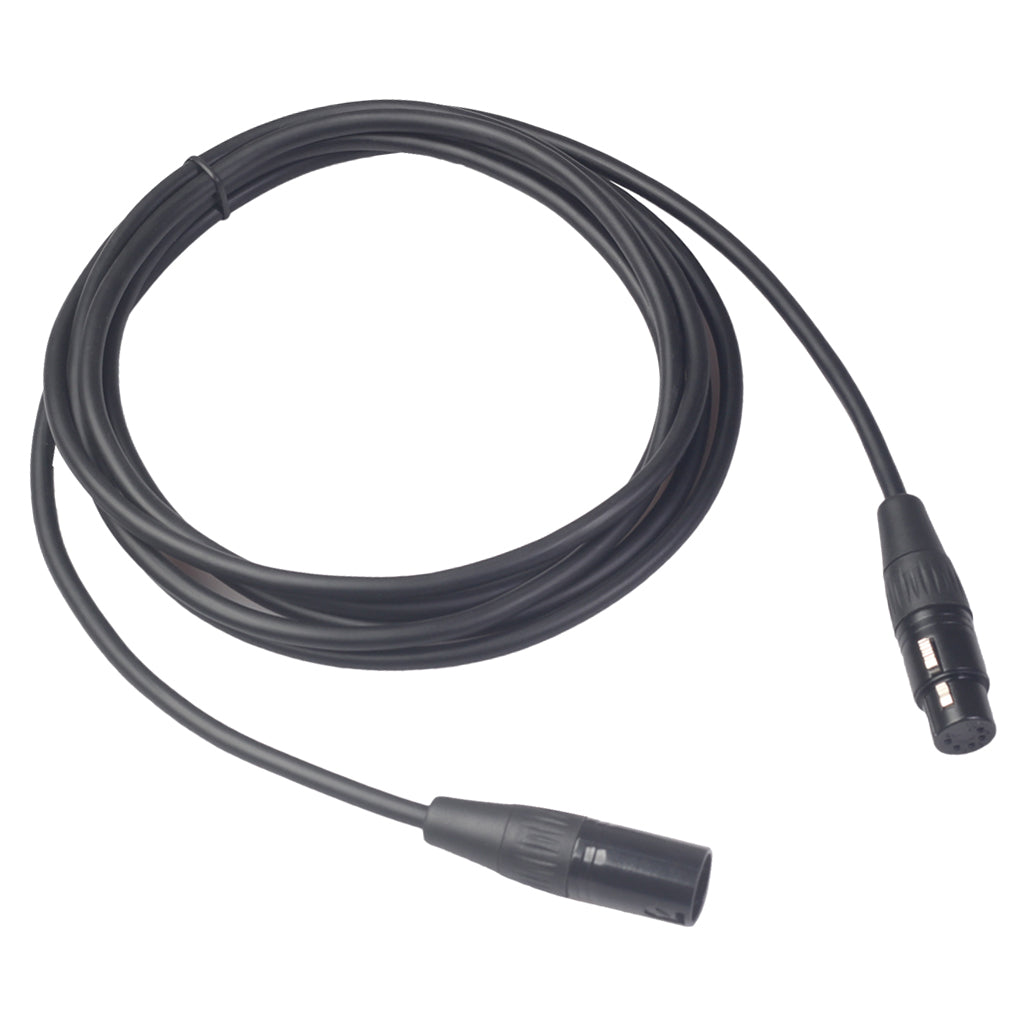 Black 5Pin XLR Male Plug to 5Pin XLR Female Audio Cable Adapter XK1075 3m