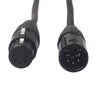 Black 5Pin XLR Male Plug to 5Pin XLR Female Audio Cable Adapter XK1075 3m