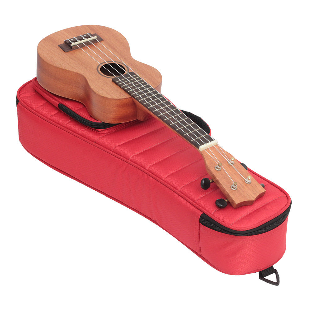 21inch ukulele guitar universal bag ukulele gig bag carrying case Red